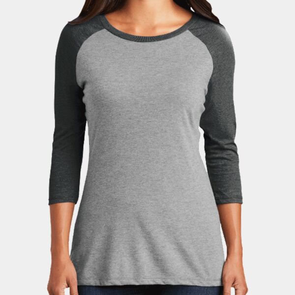 B3R Women's Perfect Tri ® 3/4 Sleeve Raglan Thumbnail