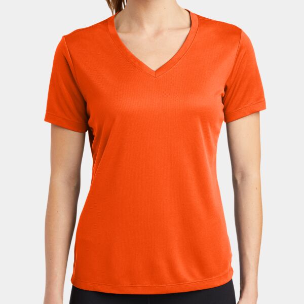 B3RP Ladies PosiCharge ® RacerMesh ® V Neck Tee Thumbnail