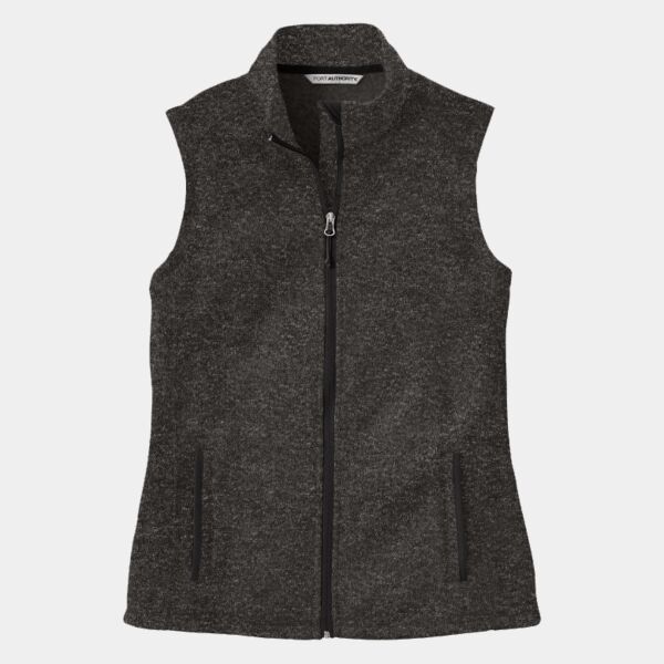 B3NP Ladies Sweater Fleece Vest Thumbnail