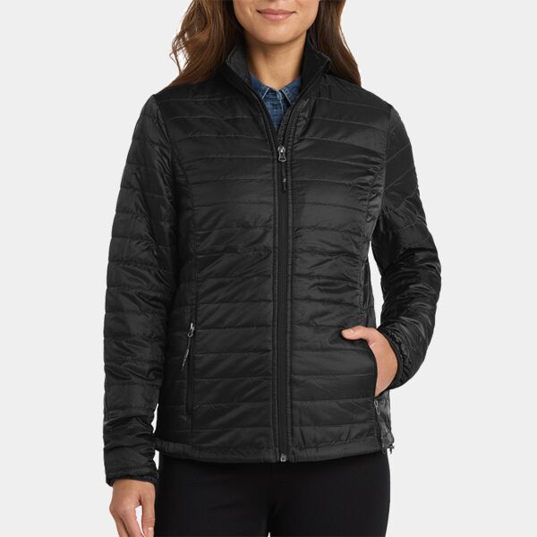 DPThankYou Store-Ladies Packable Puffy Jacket Thumbnail