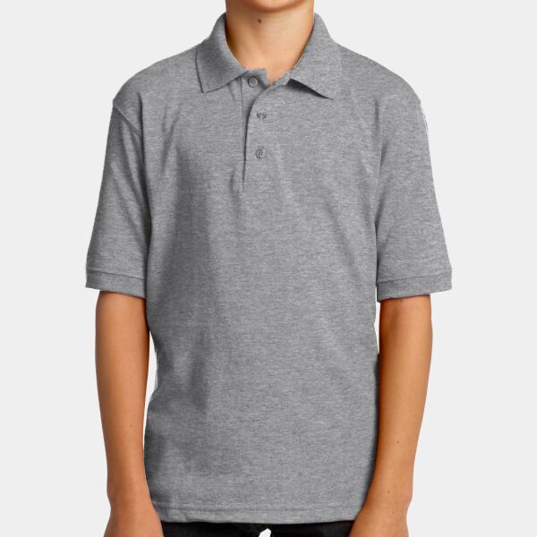 B3np-Youth Core Blend Jersey Knit Polo Thumbnail