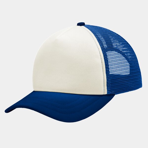 B3 NP 5 Panel Twill Foam Trucker Cap Thumbnail