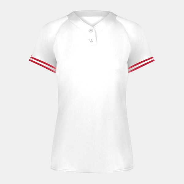 B3 Number Only Ladies Cutter+ Henley Jersey Thumbnail