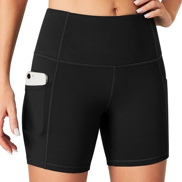 B3V Heathyoga Biker Shorts 5" Thumbnail