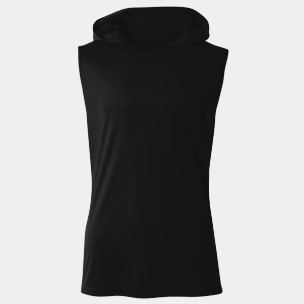 B3VP Men's Cooling Performance Sleeveless Hooded T-shirt Thumbnail