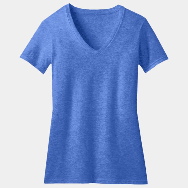 B3NP_Women's Perfect Blend ® CVC V Neck Tee Thumbnail