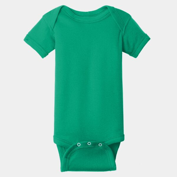 B3VP Infant Short Sleeve Baby Rib Bodysuit Thumbnail