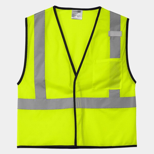 B3V Ansi 107 Class 2 Economy Mesh One Pocket Vest Thumbnail