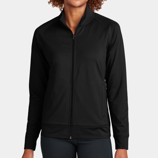 B3V Women's Sport Wick ® Stretch Full Zip Cadet Jacket Thumbnail