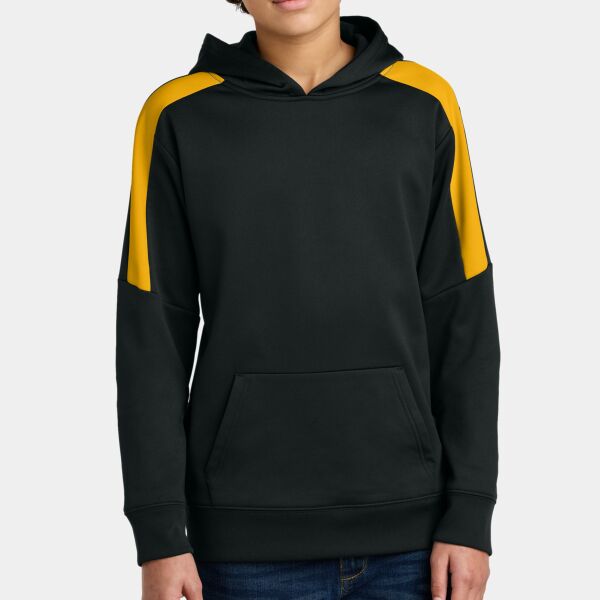 B3VP_Youth Sport Wick ® Fleece United Pullover Hoodie Thumbnail