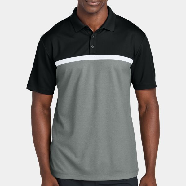 B3V UV Micropique Colorblock Polo Thumbnail