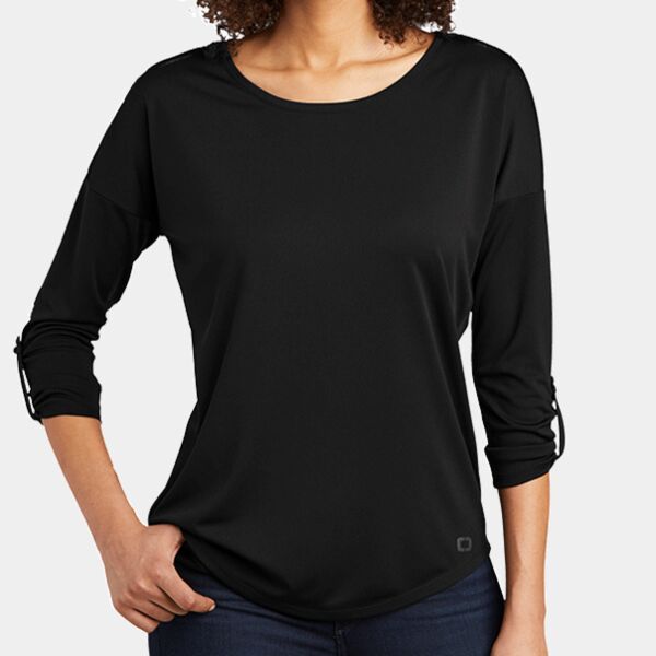 B3R Women's Gravitate Scoop 3/4 Sleeve Thumbnail