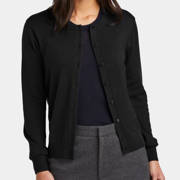 B3R Women's Washable Merino Cardigan Sweater Thumbnail