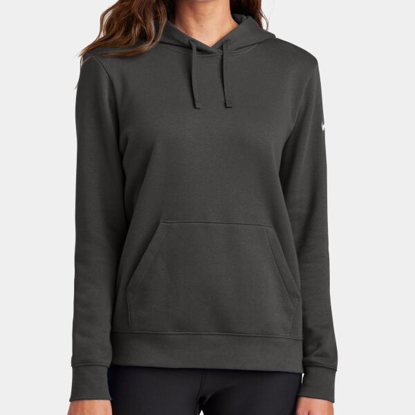 B3R Women's Club Fleece Sleeve Swoosh Pullover Hoodie Thumbnail