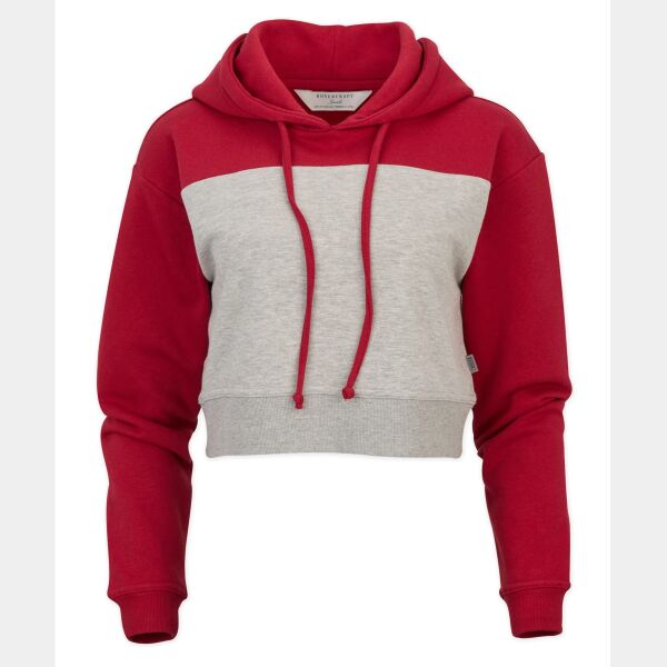 B3R Women's Cropped Fleece Hooded Sweatshirt Thumbnail