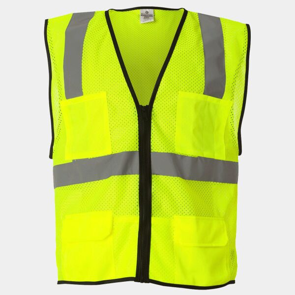 B3R Unisex Economy Mesh 6-Pocket Vest Thumbnail