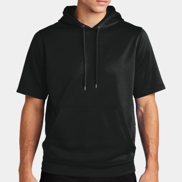 B3RP Sport Wick ® Fleece Short Sleeve Hooded Pullover Thumbnail